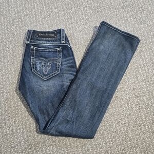 ROCK REVIVAL embellished Low Rise Jeans